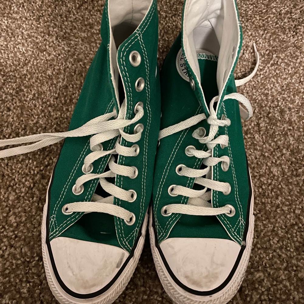 Green High Top Converse